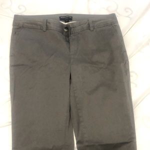 Banana Republic Grey Khakis size 12